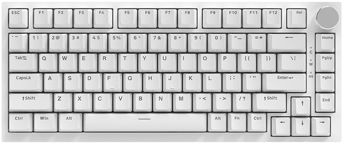 Клавиатура Ajazz AK820 Blue Switch White (AK820/Blue/White)