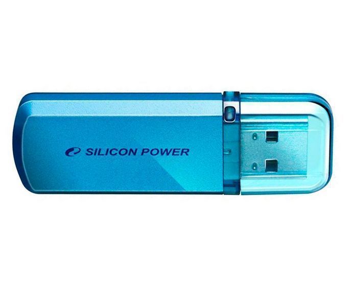 Флэш-накопитель Silicon Power Helios - 101, 64GB Blue (SP064GBUF2101V1B)