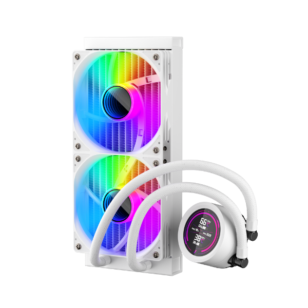 Кулер с водяным охлаждением 1STPLAYER TS4 240 WHITE (TS4-240-WH)