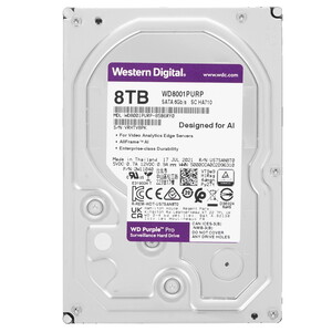 Жесткий диск HDD SATA  8000 GB Western Digital Purple Pro (WD8002PURP)