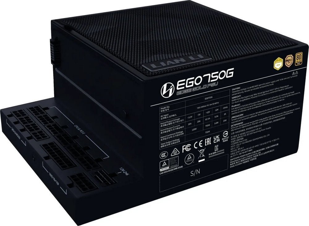 Блок питания Lian Li Edge Gold BLACK 750W (G9P.EG0750G.B000.EU)