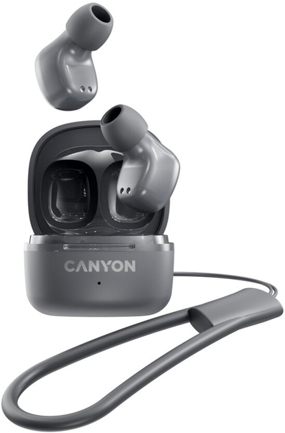 Наушники беспроводные Canyon TWS OnGo 4 mini, Gray (CNS-TWS4G)
