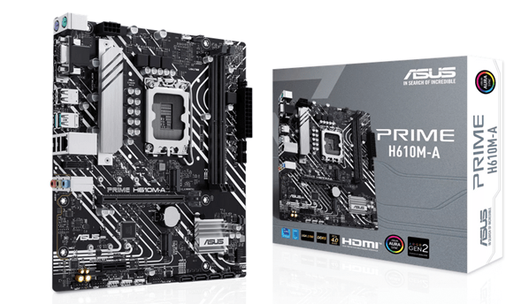 Материнская плата ASUS PRIME H610M-A R2.0, mATX (PRIME H610M-A R2.0)