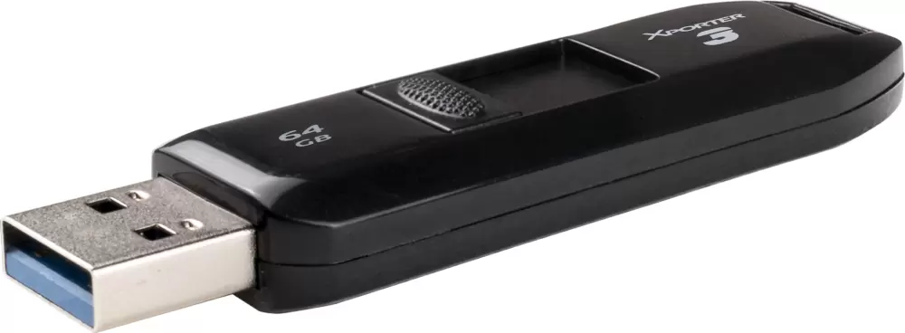 USB флеш-накопитель 64GB Patriot Xporter 3, USB 3.2, black (PSF64GX3B3U)