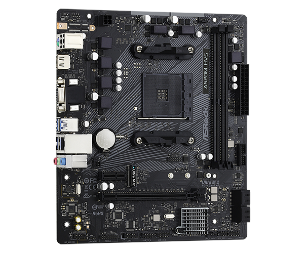 Материнская плата ASRock A520M-HVS (90-MXBE60-A0UAYZ)