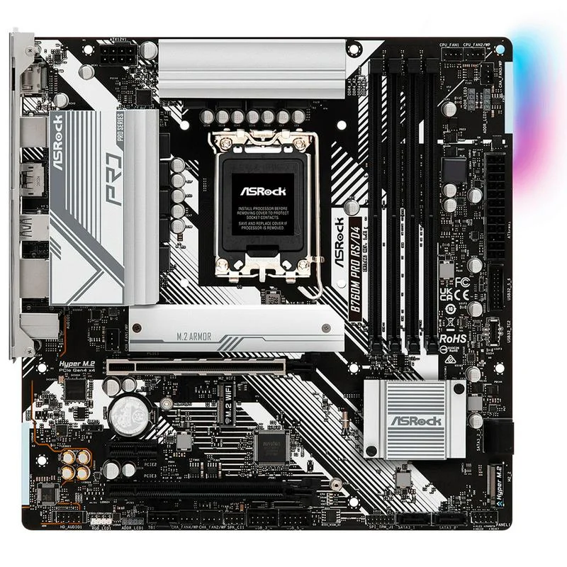  Материнская плата ASRock B760M PRO RS LGA1700 mATX (B760M PRO RS)