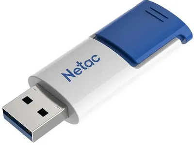 USB флеш-накопитель  64GB Netac U182, USB 3.2, Blue (NT03U182N-064G-32BL)