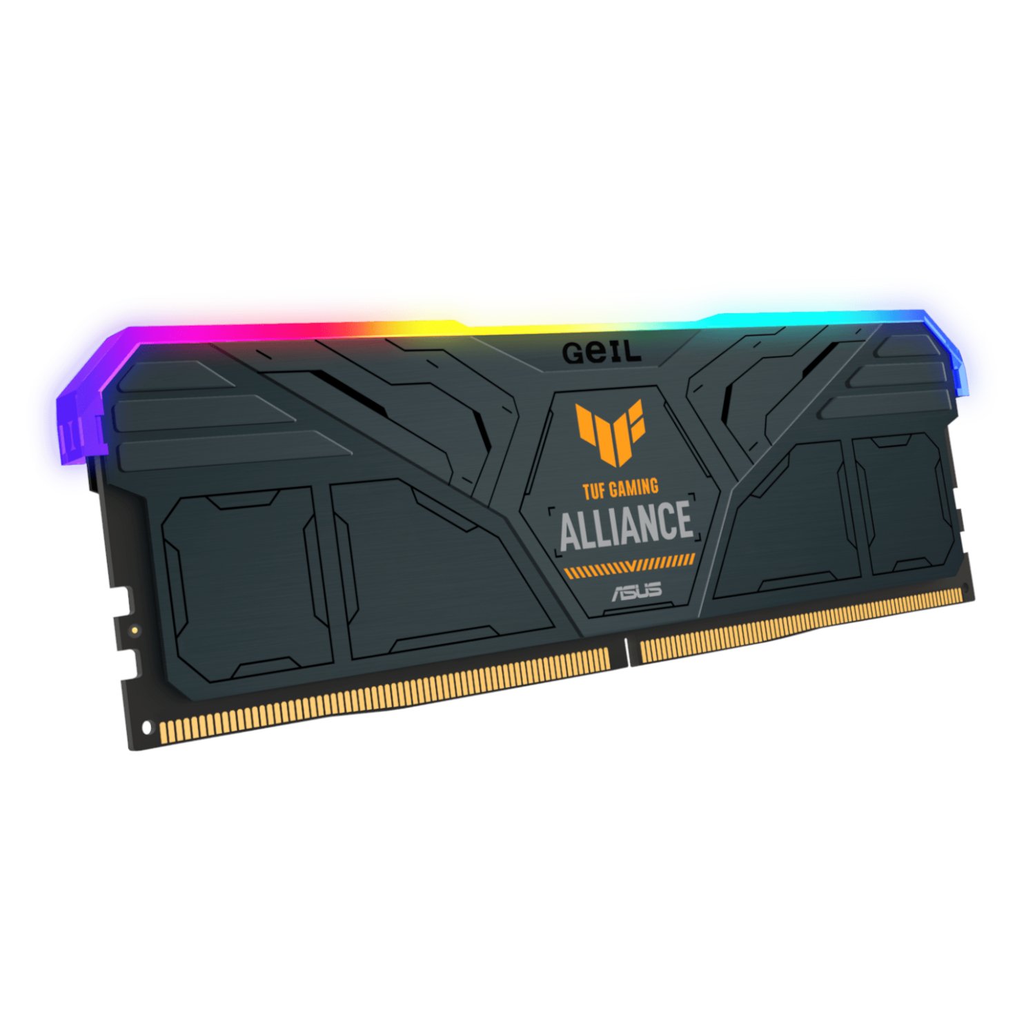 Оперативная память GEIL GEMINI RGB TUF Gaming Alliance DDR5 32GB Kit (2x16GB) 5200Mhz Black (GMST532GB5200C34ADC)