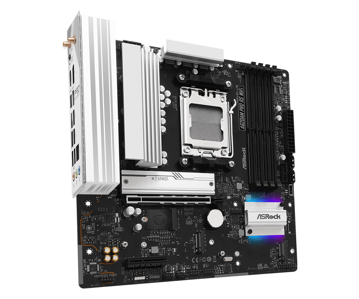 Материнская плата ASRock A620AM PRO RS WIFI (A620AM PRO RS WIFI)