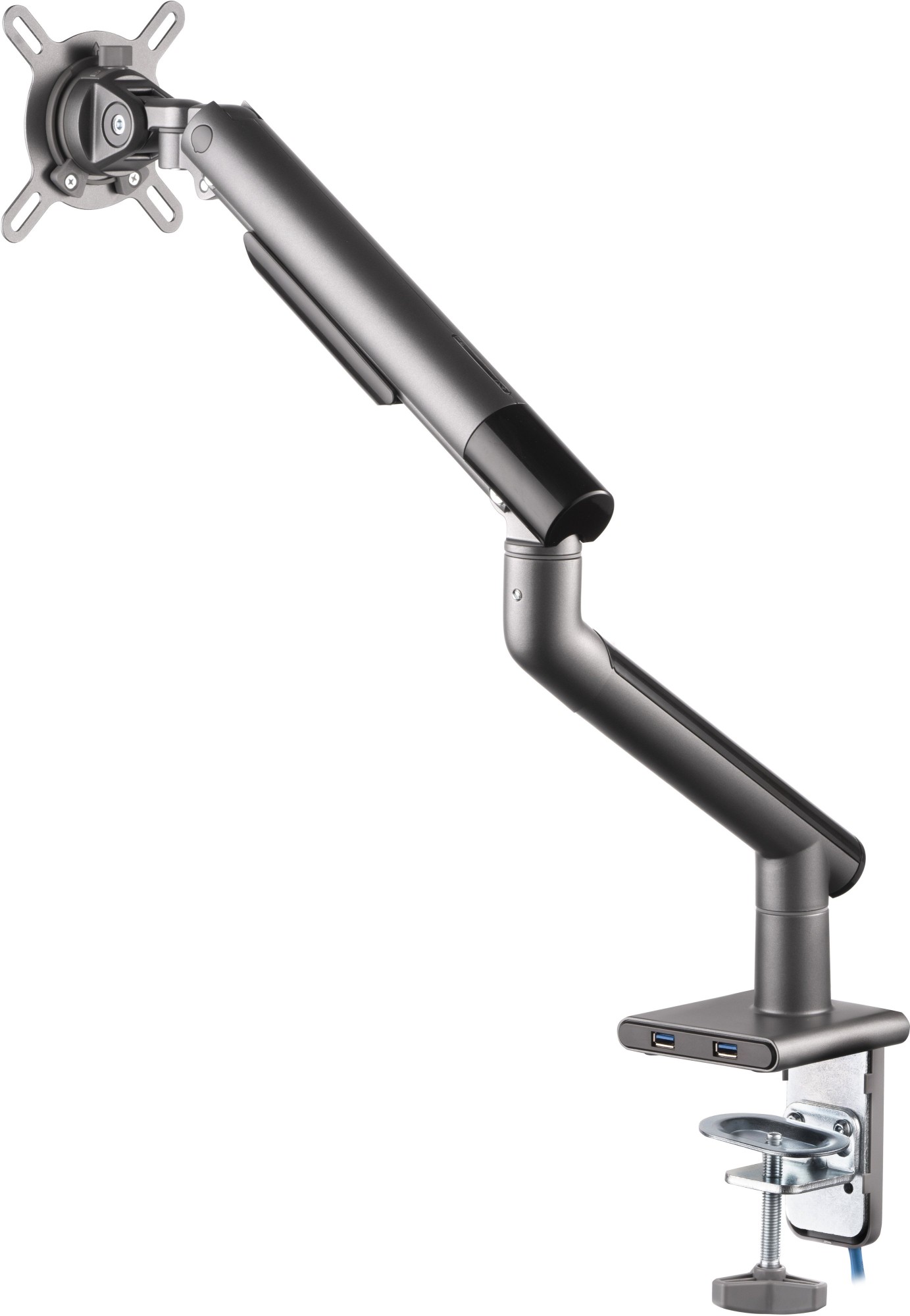 Настольное крепление для монитора 2E Husto, 17"-32", Black (2EDGEIFUSB)