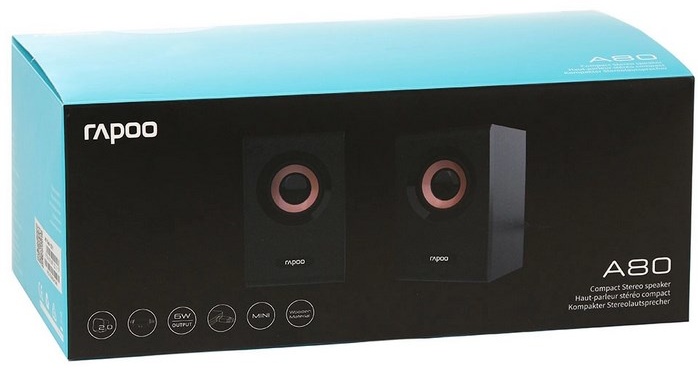 Колонки Rapoo A80 Чёрный (A80)