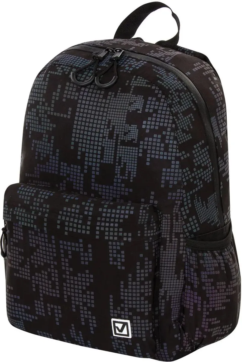 Рюкзак BRAUBERG Pixels, Black (229943)