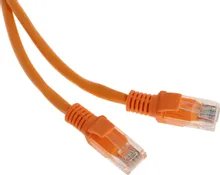 Патч-корд UTP Cablexpert PP12-1.5M/O, кат.5e, 1.5м, литой (PP12-1.5M/O)