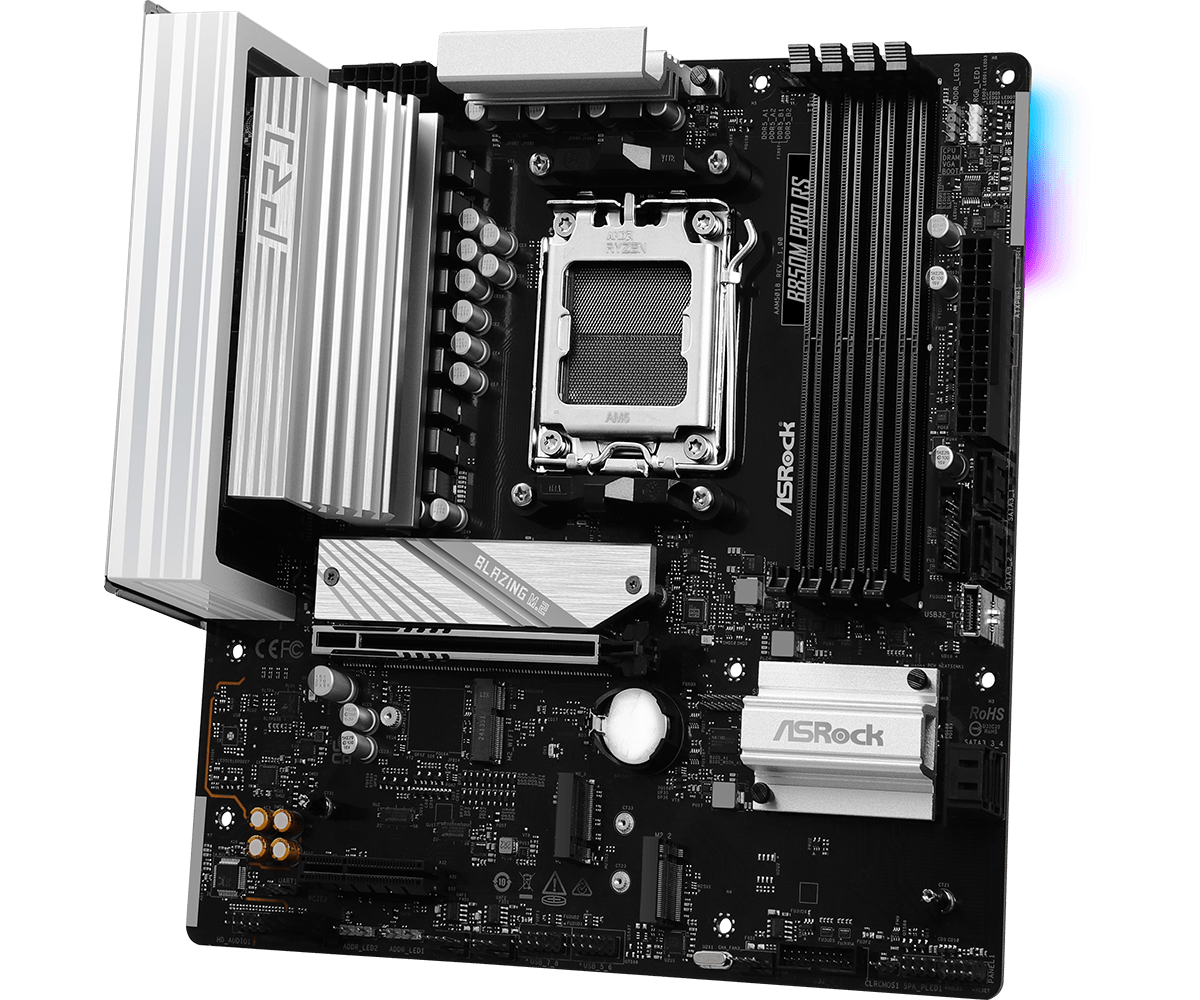 Материнская плата ASRock B850M PRO RS (B850M PRO RS) (90-MXBR60-A0UAYZ)
