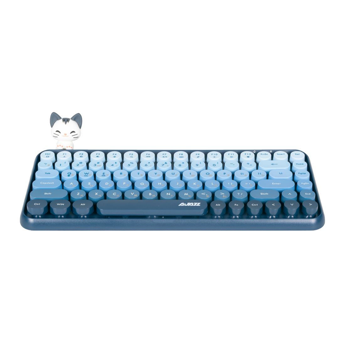Клавиатура Ajazz 308i Cat Gradient Blue (308i/Cat/Blue)