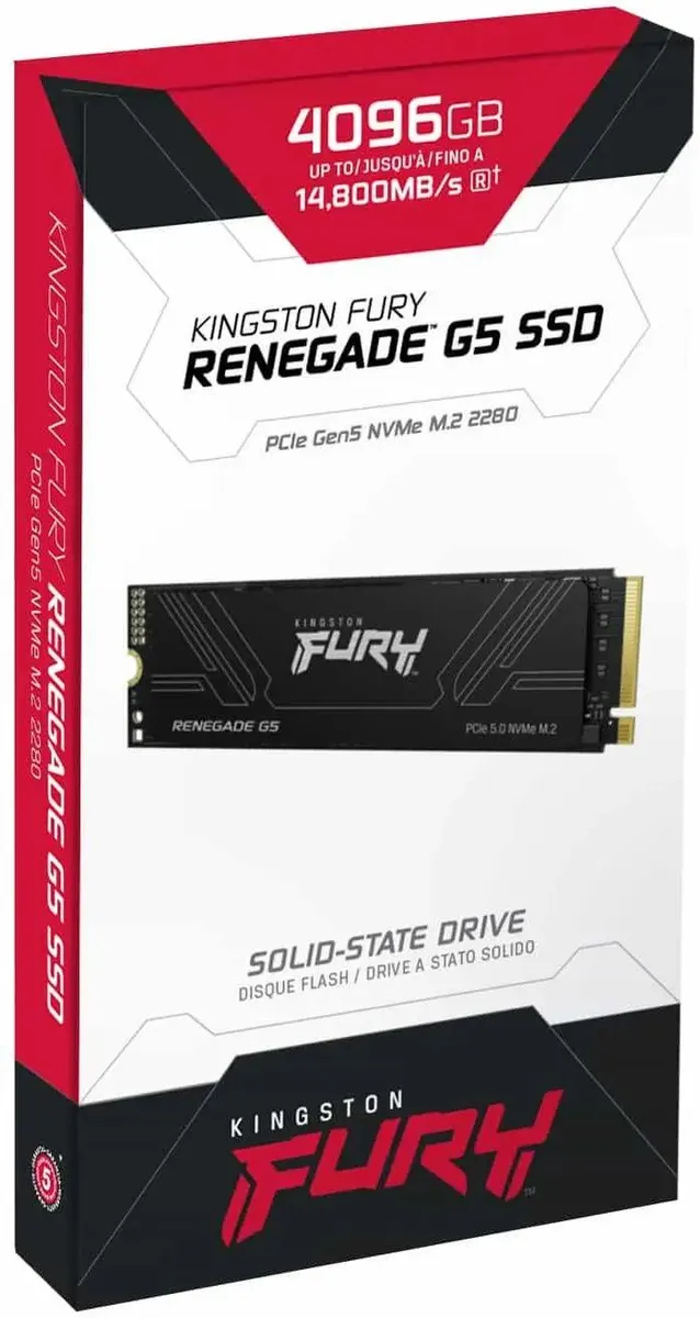 Твердотельный накопитель SSD Kingston FURY Renegade G5 4ТБ (SFYR2S/4T0)