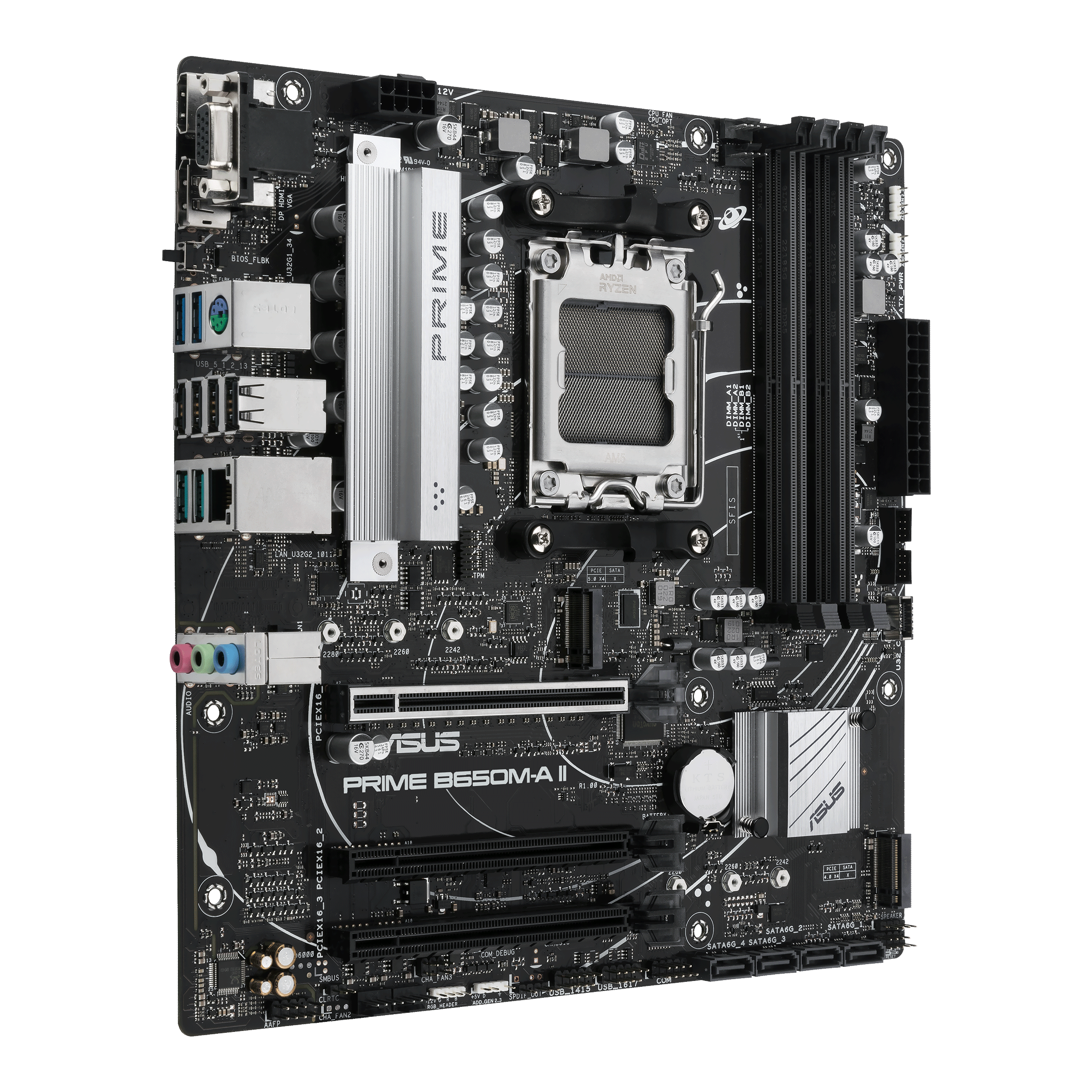  Материнская плата Asus Prime B650M-A II, AM5, mATX (90MB1EH0-M0EAY0)