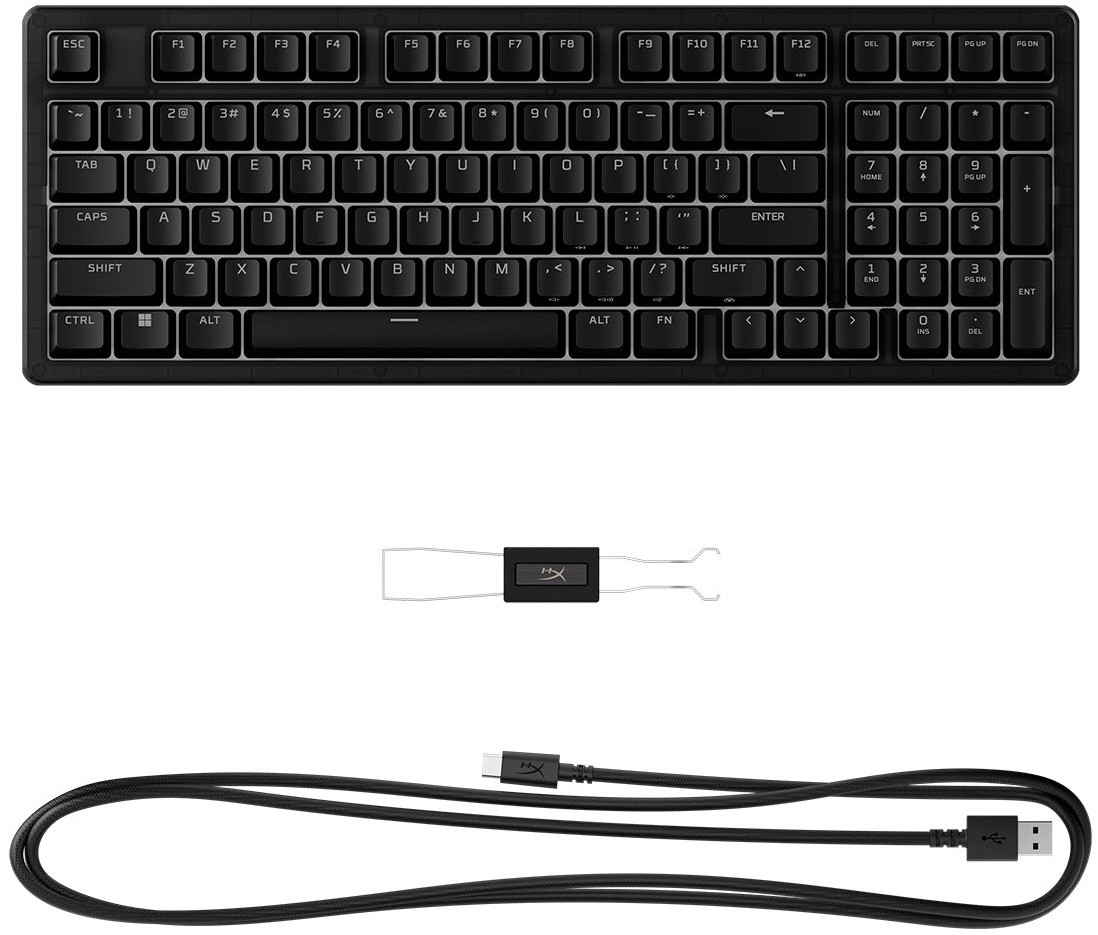 Клавиатура HyperX Origins 2 1800, US Black  (B4QS4AA)