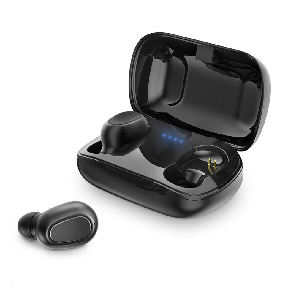 Bluetooth гарнитура Olmio TWE-07, Black (42262)