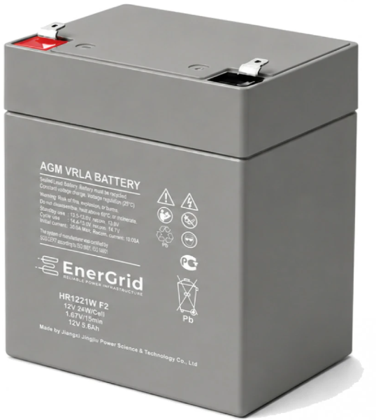 Аккумулятор EnerGrid HR1221W F2, 12В 5,6Ач (EnerGrid HR1221W F2)
