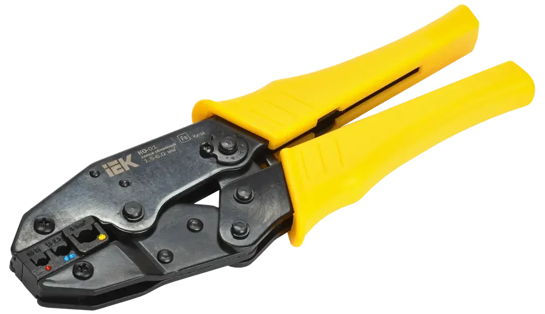 Клещи обжимные КО-01 1,5-6,0мм2 IEK (TKL10-D15-006)