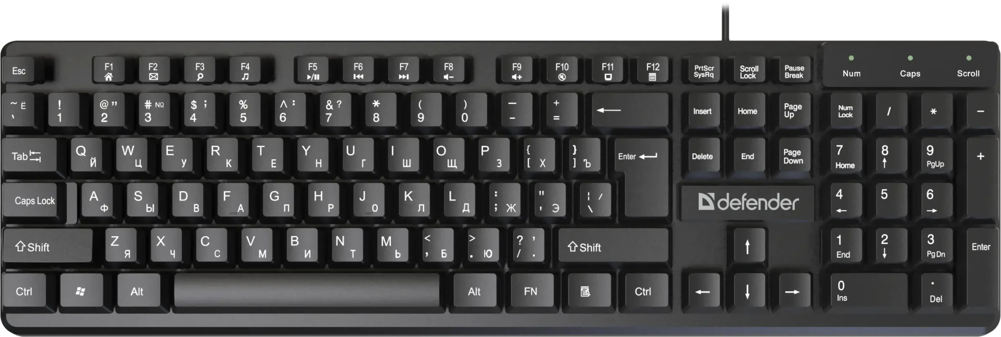 Клавиатура Defender Elemental HB-239, USB (45239)