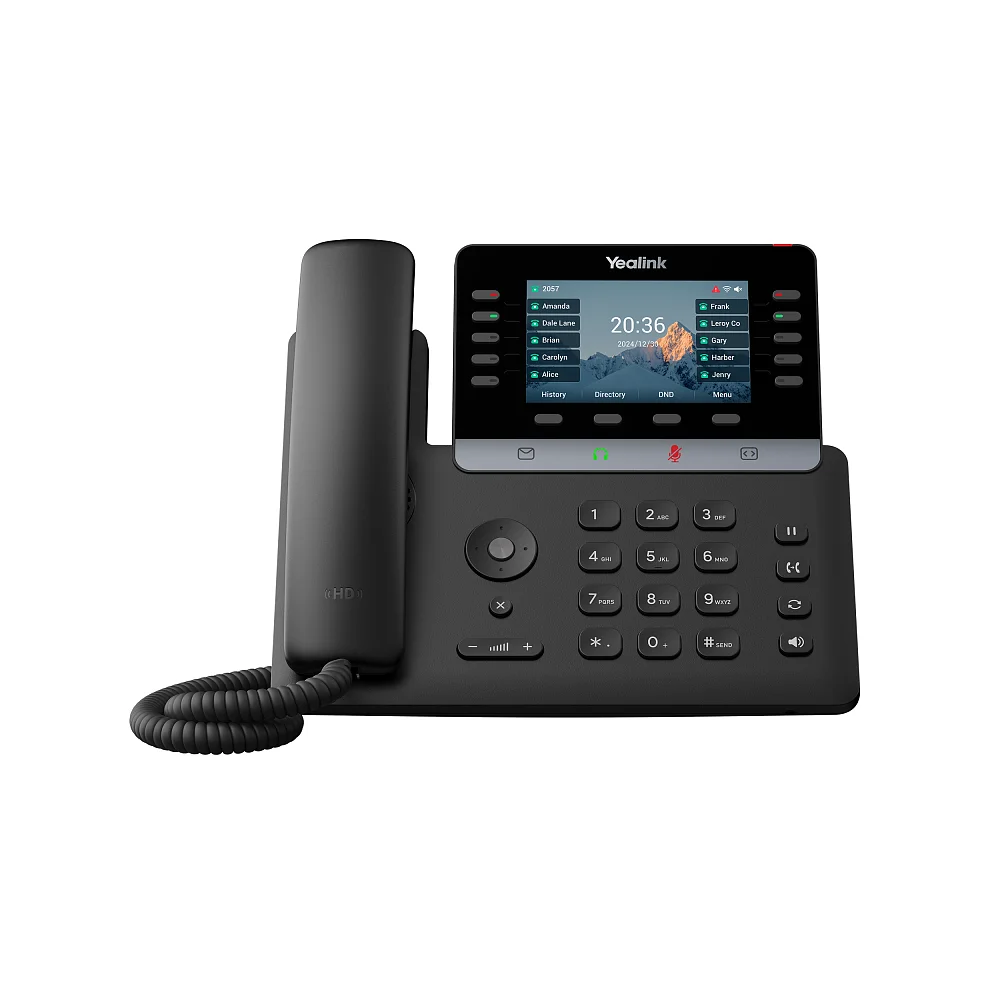 Настольный IP-телефон Yealink SIP-T74W, Wi-Fi, 4,3" цветной экран, без БП (SIP-T74W)