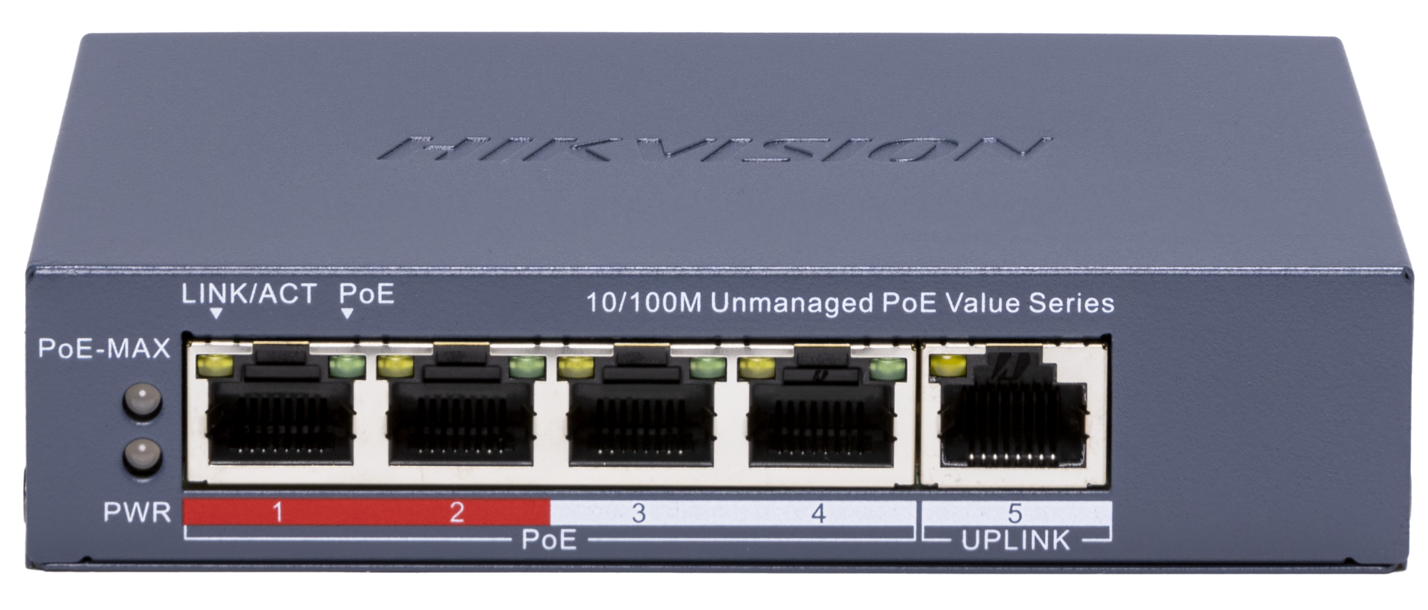 Коммутатор Hikvision DS-3E0105P-E/M(C) PoE  (DS-3E0105P-E/M(C))