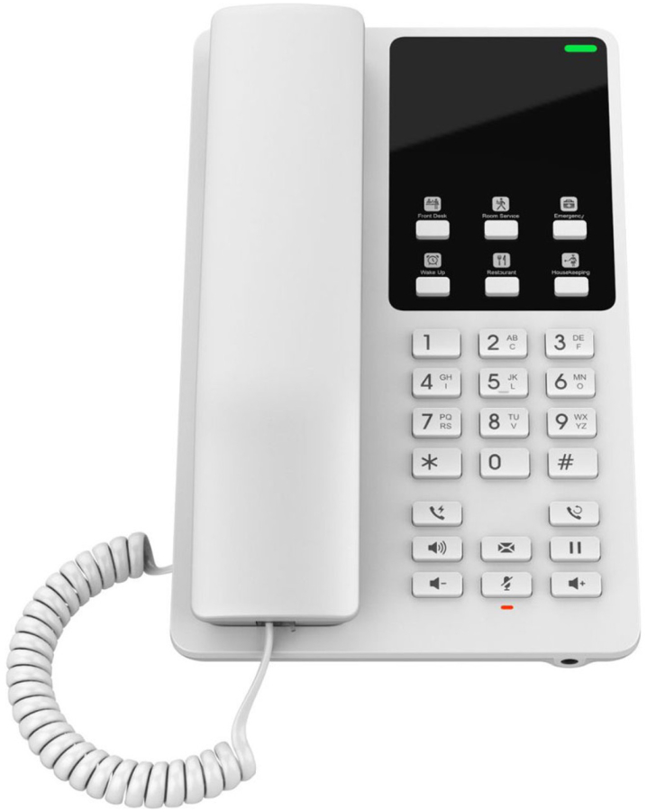 IP-телефон Grandstream GHP620W, White Compact Hotel IP Phones (GHP620W)