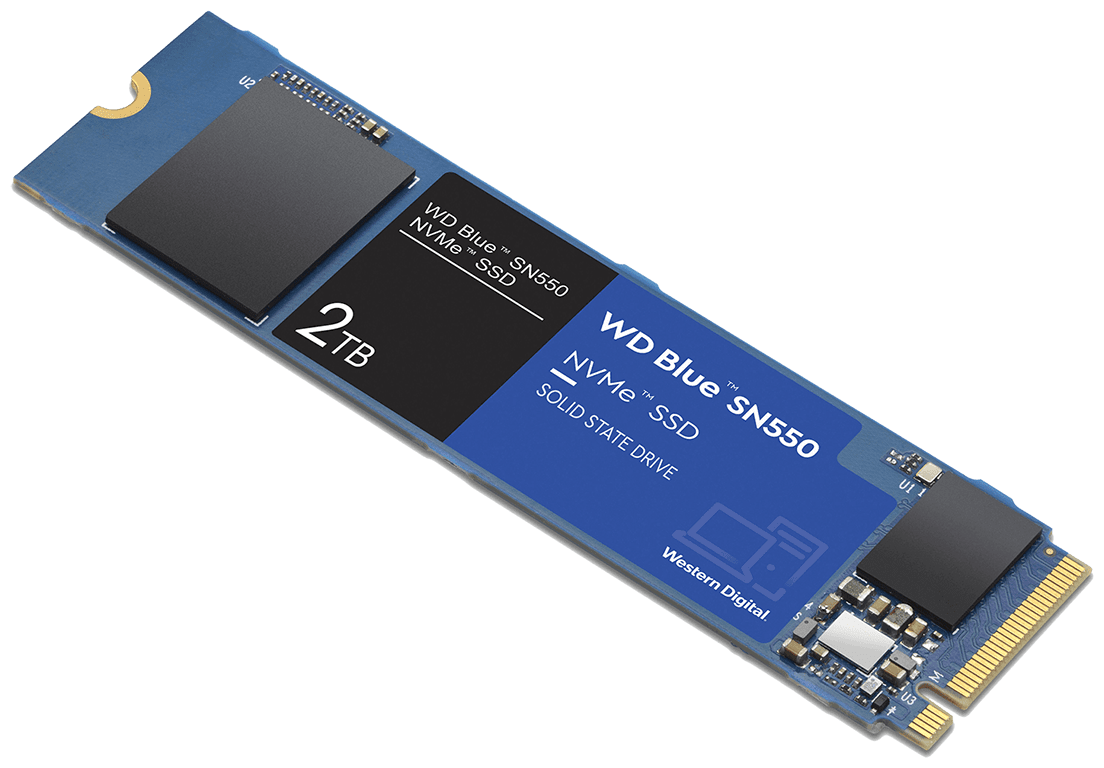 Твердотельный накопитель 2000GB SSD WD BLUE SN570 NVMe M.2 PCI-E (WDS200T3B0C)