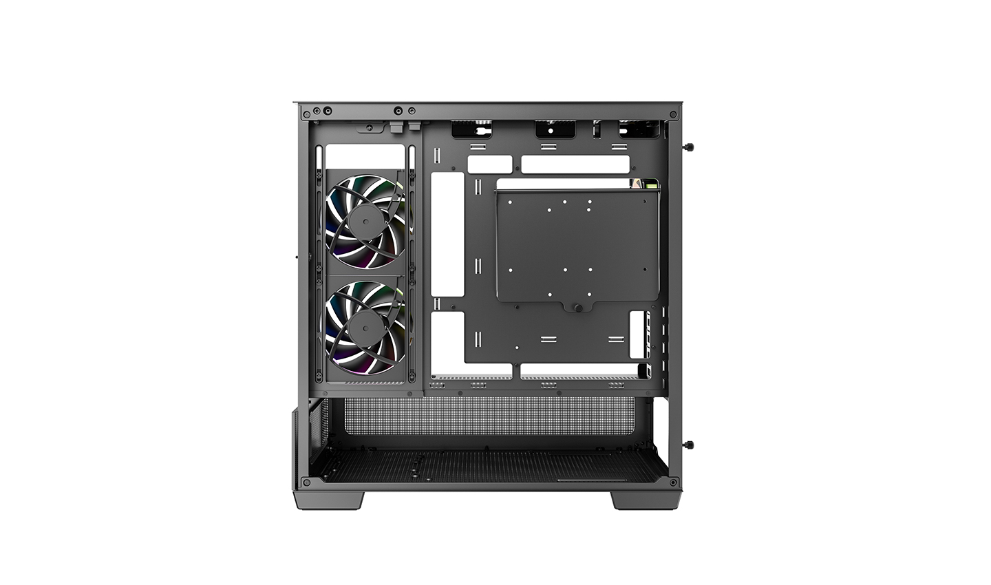 Корпус DeepCool CG380U 3F, Black (R-CG380U-BKAGM3-G)