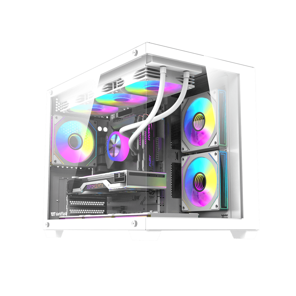 Корпус компьютерный DarkFlash B275 Pro - белый (DF-B275-PRO) (DF-B275-PRO-WH)