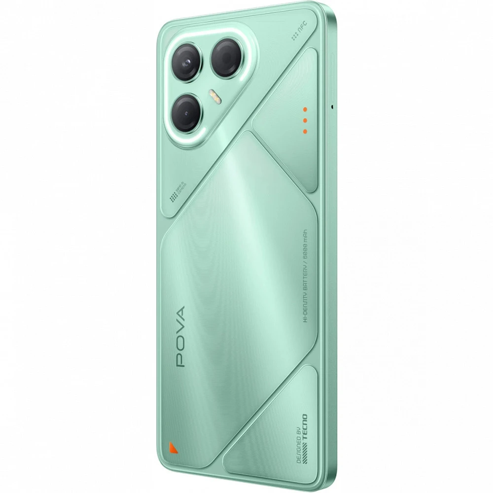 Смартфон Tecno Pova 7 5G, 8/128GB, Oasis Green (LJ7 OASIS GREEN 8/128GB)