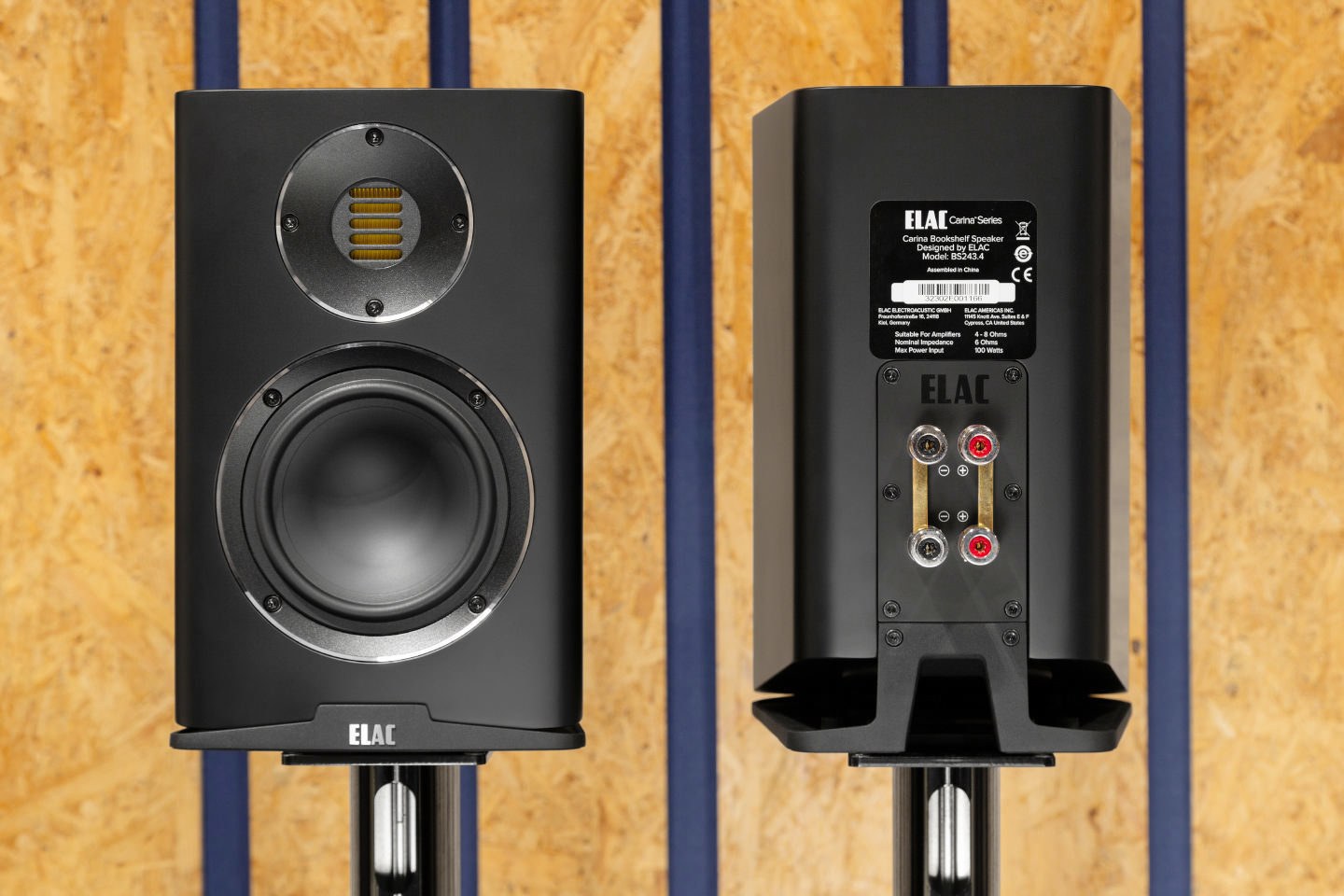  Акустическая система ELAC CARINA BS 243.4 ЧЕРНЫЙ (Пара) (CARINA BS 243.4/B-P)