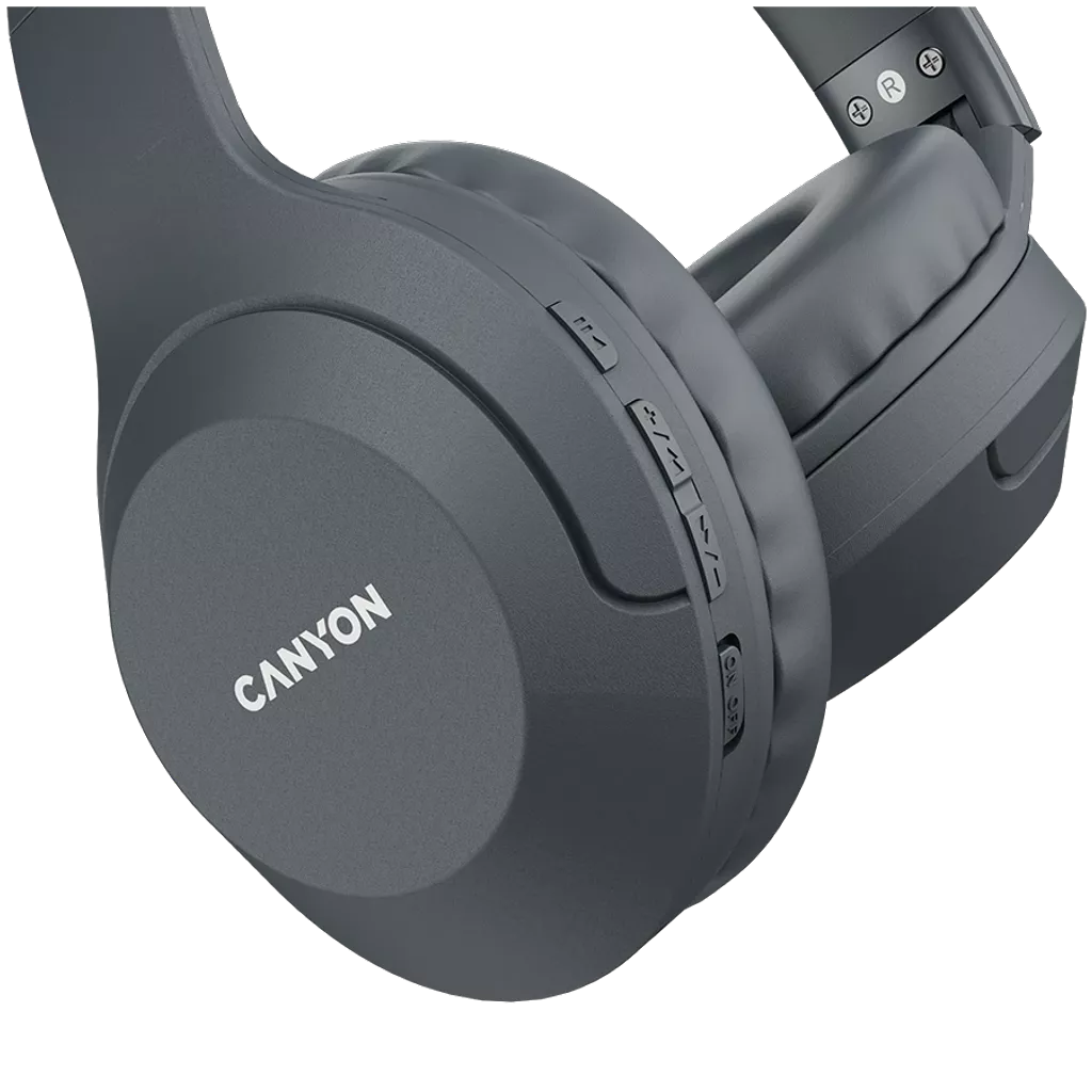 Наушники накладныеCanyonBTHS-3, Black (CNS-CBTHS3DG)