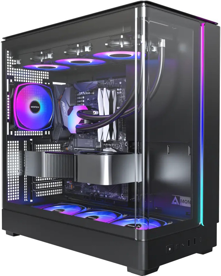 Корпус Montech KING 45 PRO, Черный (KING 45 PRO (B))