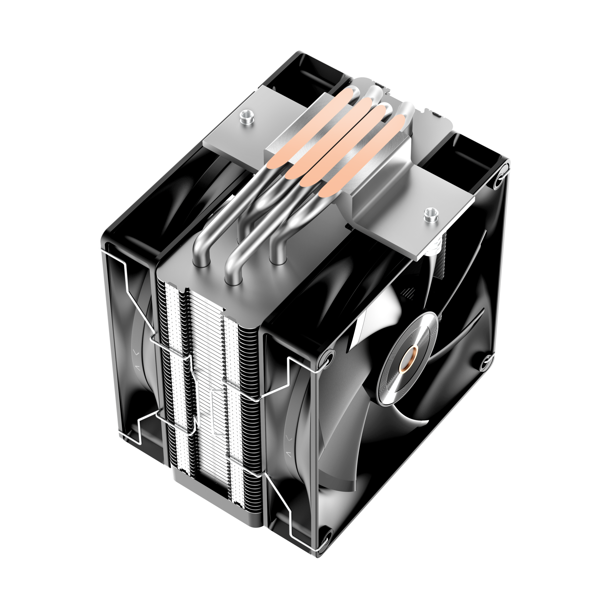 Вентилятор для процессора Ocypus Delta A40 Elite BK Dual Fan Черный (Delta-A40-BK2NNWN00X-GL)