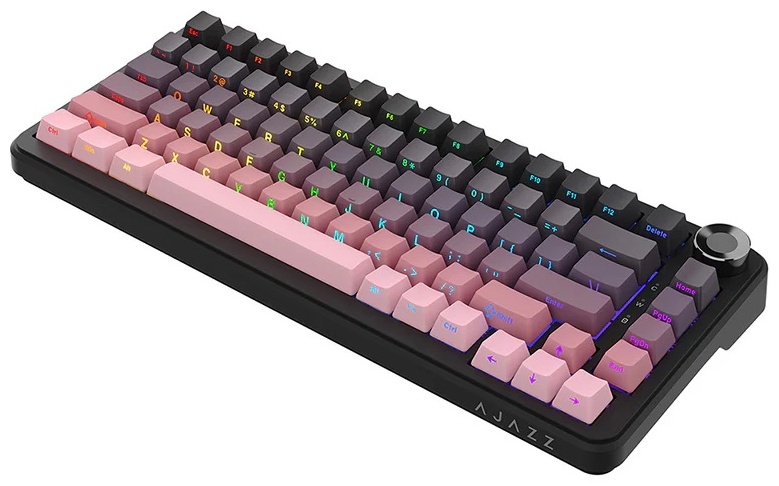 Клавиатура Ajazz AK820 Max, Magnetic Switch - Gradient Pink (AK820/MAX/Magnetic/Pink)