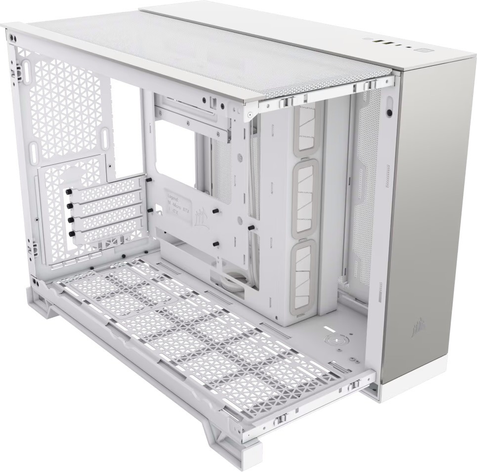 Корпус Corsair 2500X, White/Satin Gray Aluminum (CC-9011289-WW)