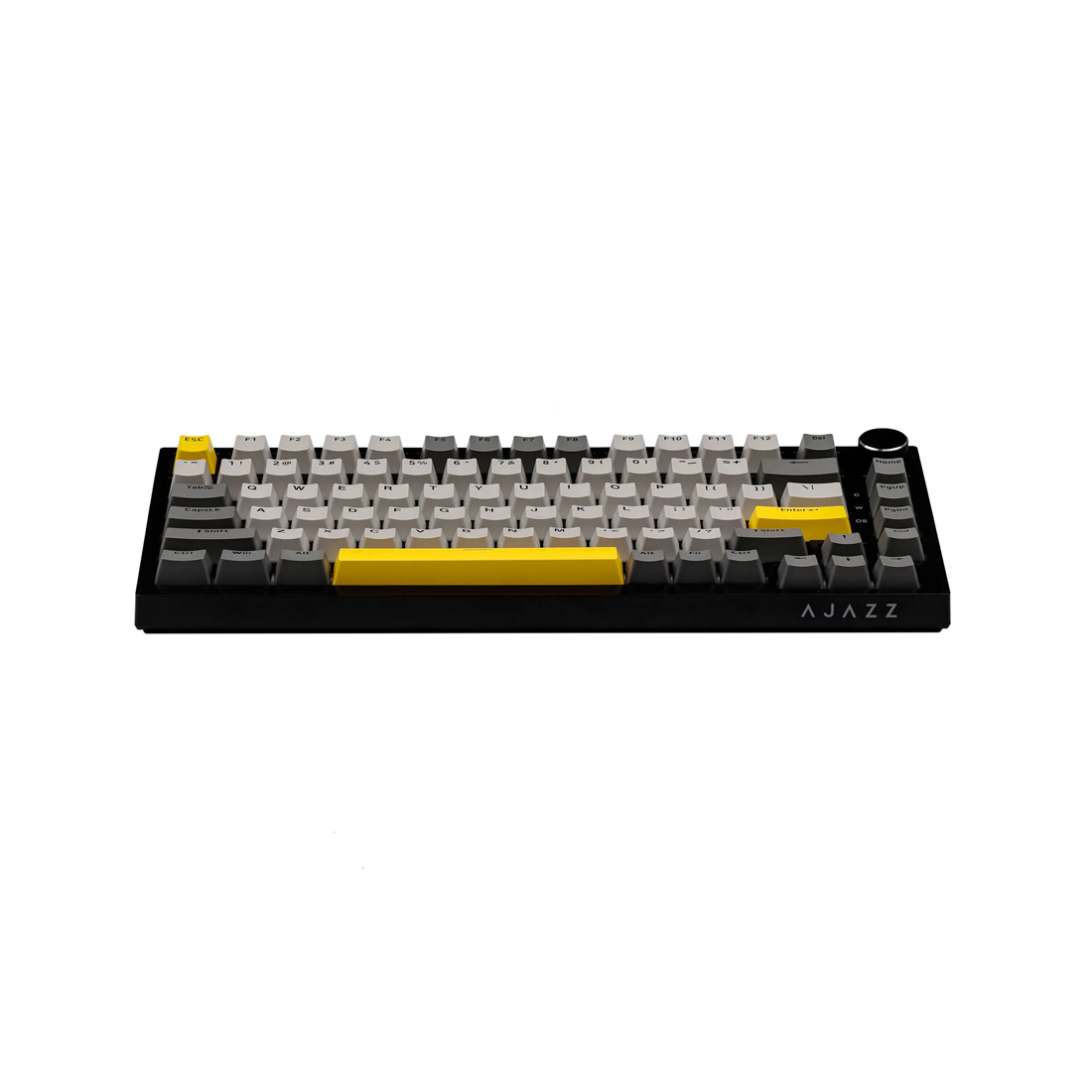 Клавиатура Ajazz AK820, White, Moon Yellow Switches (AK820/MOON YELLOW SWITCH/GRAY-WHITE-YELLOW)