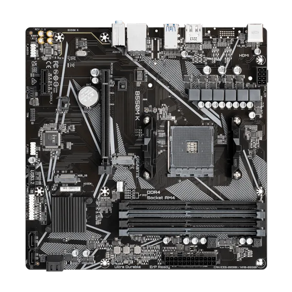 Материнская плата Gigabyte B550M K (B550M K 1.0/B550M K 1.1)