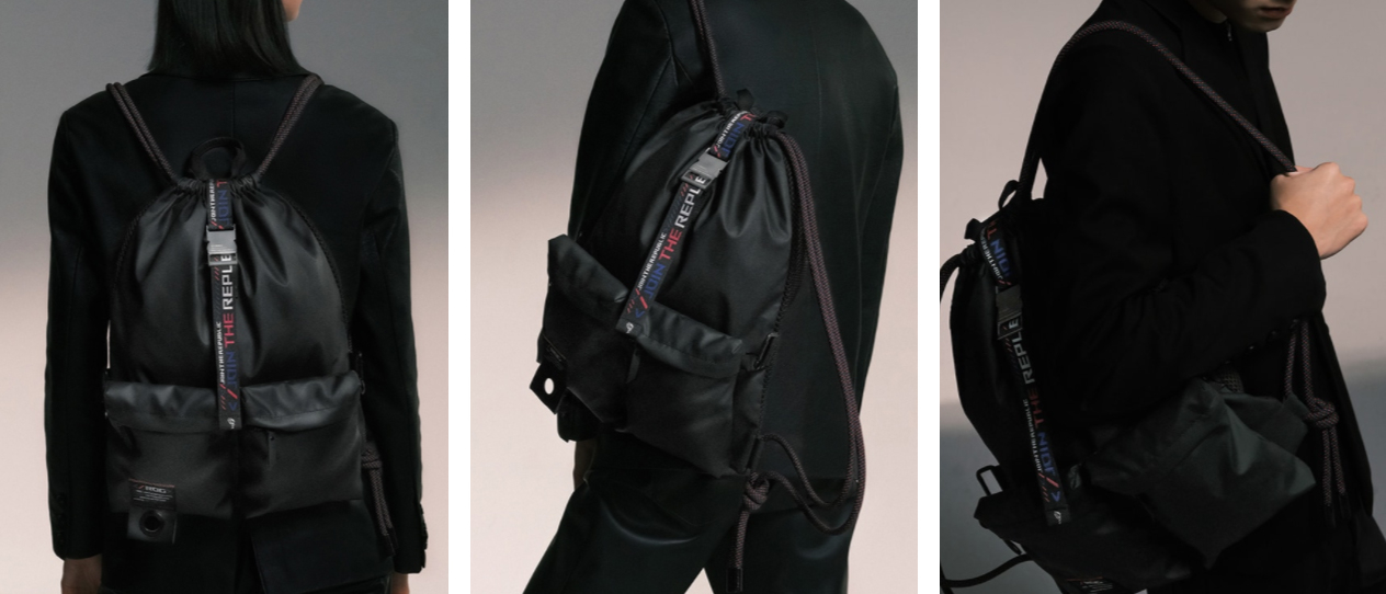 Рюкзак Asus ROG SLASH Multi-use Drawstring Bag BD3700 (Black) (90XB0760-BBD000)