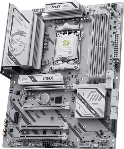 Материнская плата MSI MAG B850 GAMING PLUS MAX WIFI - Белая (MAG B850 GAMING PLUS MAX WIFI)