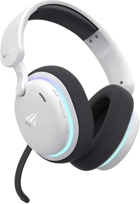 Наушники проводные Havit Fuxi-H7, White+Black (2.0301200409710E+14)