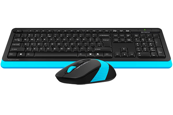 Клавиатура+мышь беспроводная A4tech Fstyler FG1010-BLUE USB (FG1010-BLUE Fstyler)