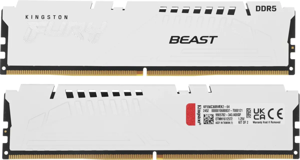Оперативная память DIMM DDR5 64 GB kit (KF556C36BWEK2-64)