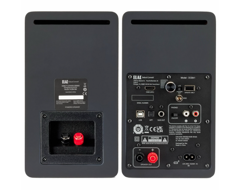 Акустическая система ELAC DEBUT CONNEX DCB41-ADSUM ЧЕРНЫЙ (Пара) (DCB41-DS-BK-P)
