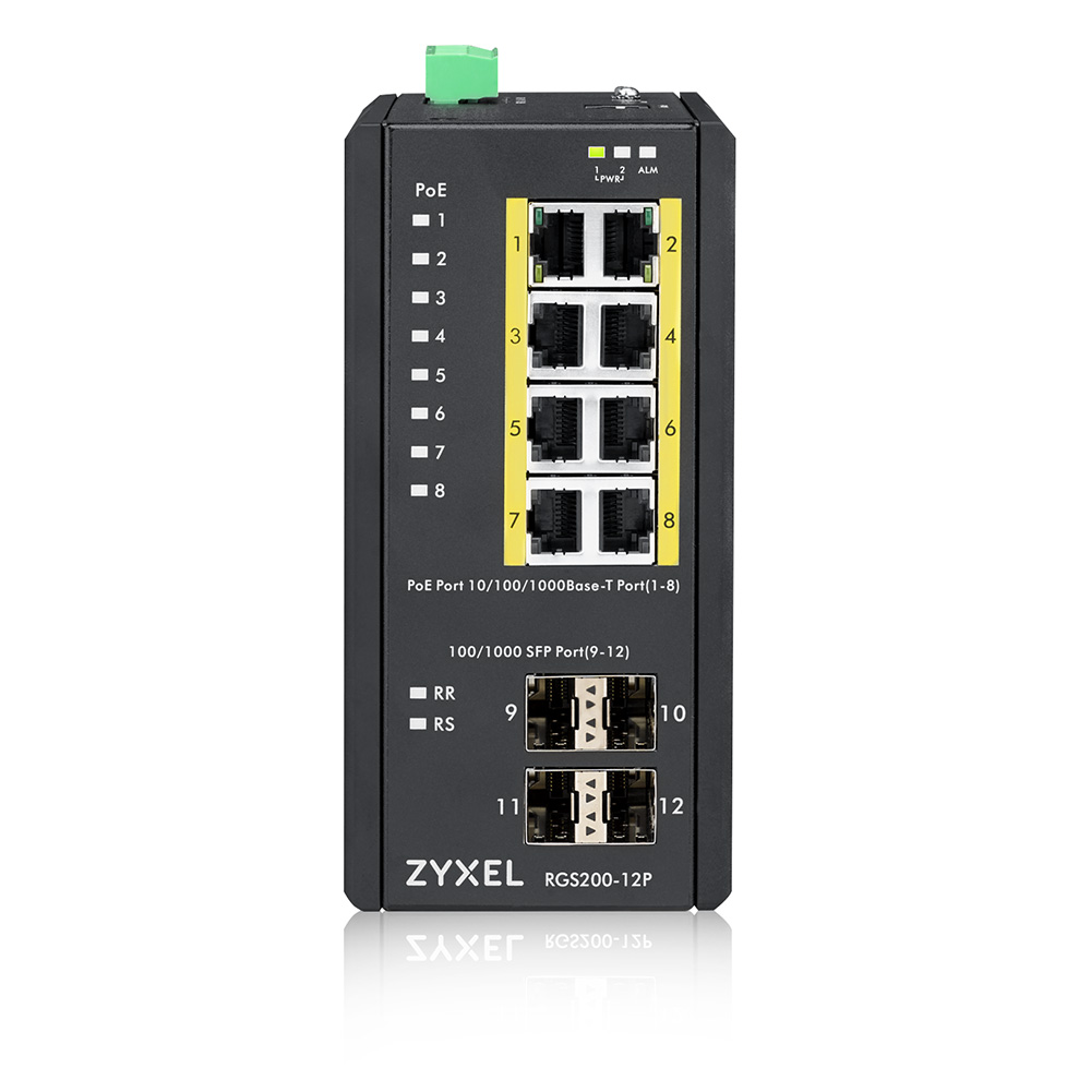Коммутатор ZyXEL RGS200-12P (RGS200-12P-ZZ0101F)