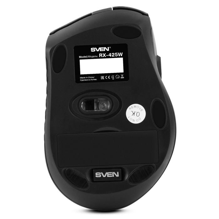 Мышь Sven RX-425W, Gray-Black  (SV-014476)