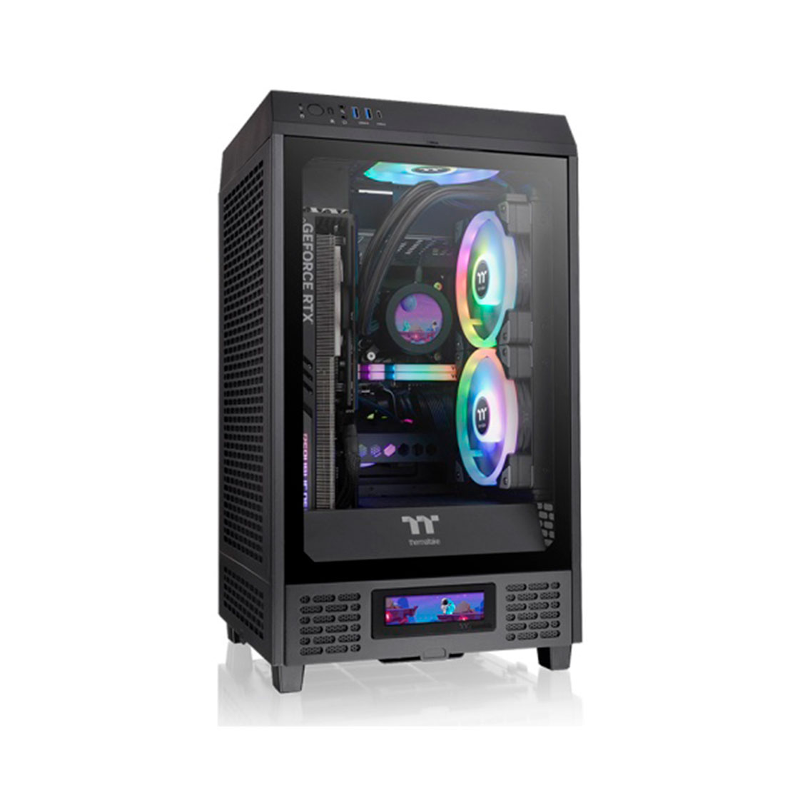 Компьютерный корпус Thermaltake The Tower 200 без Б/П (CA-1X9-00S1WN-00)